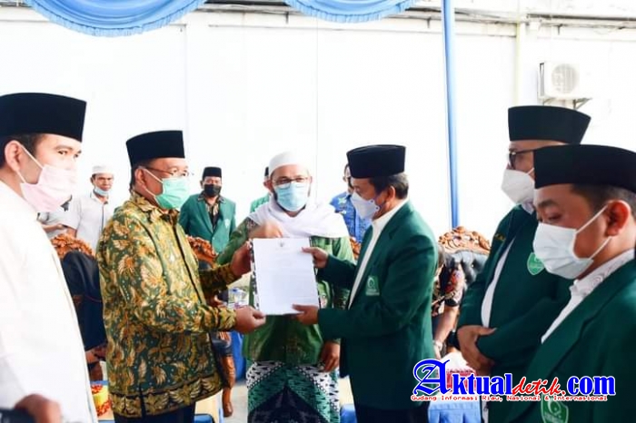 Bupati Deli Serdang Resmikan Nama Jalan Tuan Syekh HM Arsyad Thalib Lubis