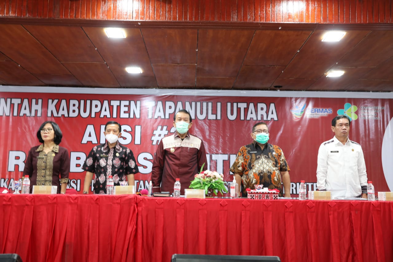 Pemkab Tapanuli Utara Komit Menurunkan Stunting Demi Generasi Emas.
