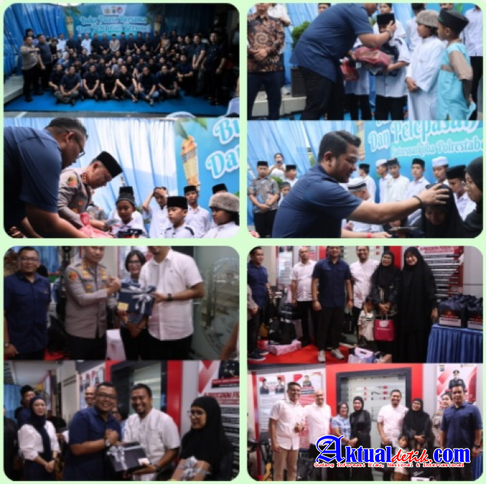 Polrestabes Medan Buka Puasa Bersama Dibulan Suci Ramadhan Sekaligus Santuni Anak Yatim