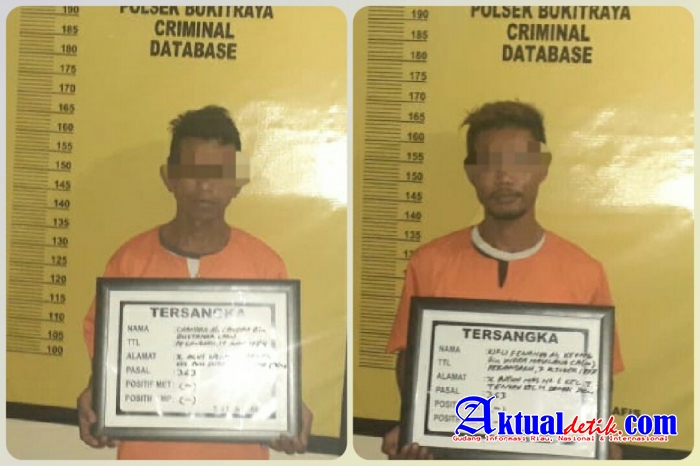Dua Pemuda Ditangkap Polisi, Setelah Melakukan Aksi Curi Besi Rangka Pergola Halte