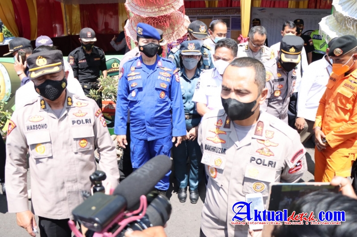 Kapolres Karangasem Terima Kunjungan Team Supervisi Mabes Polri di Pos Pelayanan Terpadu Padangbai