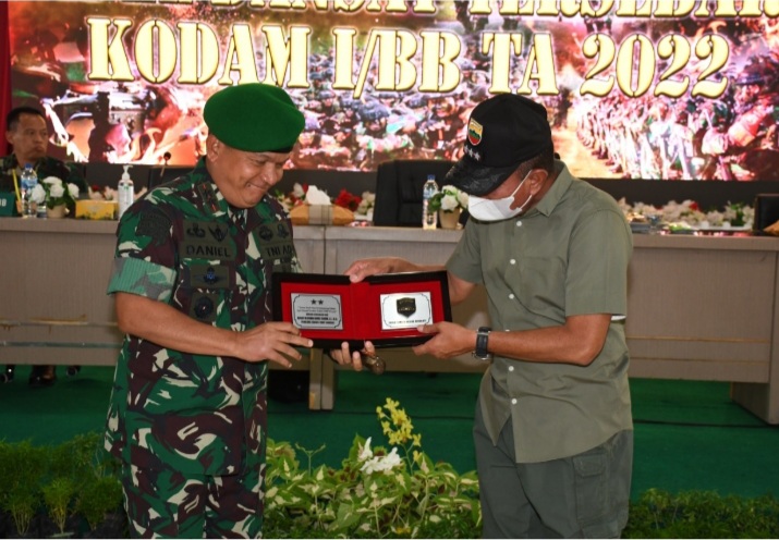 Gubsu Edy Rahmayadi Beri Motivasi dan pembekalan pada apel Komandan Satuan Jajaran Kodam I/BB