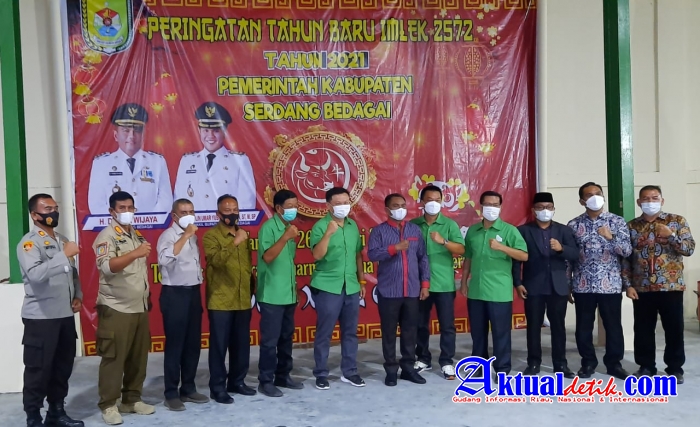 Bupati Sergai Hadiri HUT ke-2 Vihara Tridharma Buddha Pantai Cermin