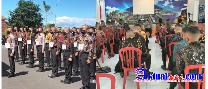 Polres Karangasem Bina dan Latih Calon Siswa Bintara Polri Gelombang I T.A. 2023