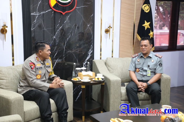 Kapolda Bali Terima Kunjungan Kemenkumham RI Kanwil Bali
