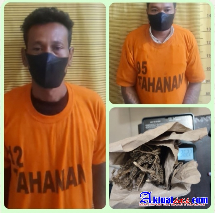 Polsek Binjai Kota, Ciduk Dua Pria Pengedar Narkoba