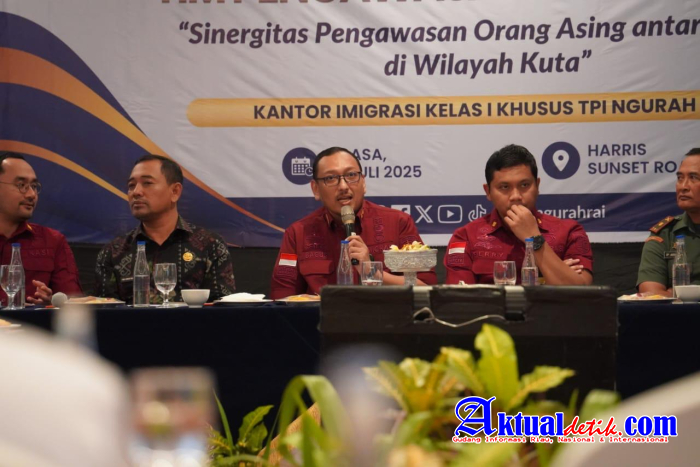 Sinergi Pengawasan Orang Asing di Wilayah Kuta Diperkuat Melalui Rapat TIMPORA