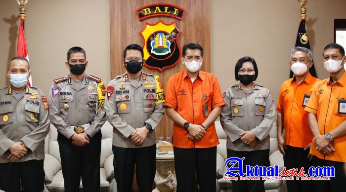 Kapolda Bali Terima Kunjungan PT. Pos Regional Bali-Nusra