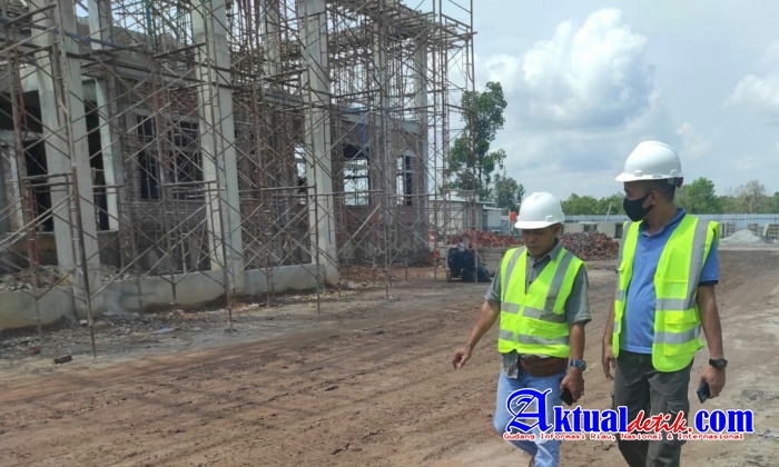 Ini Kata Ketua DPD PWRI Babel Usai Sambangi Proyek Pembangunan Gedung PN Koba