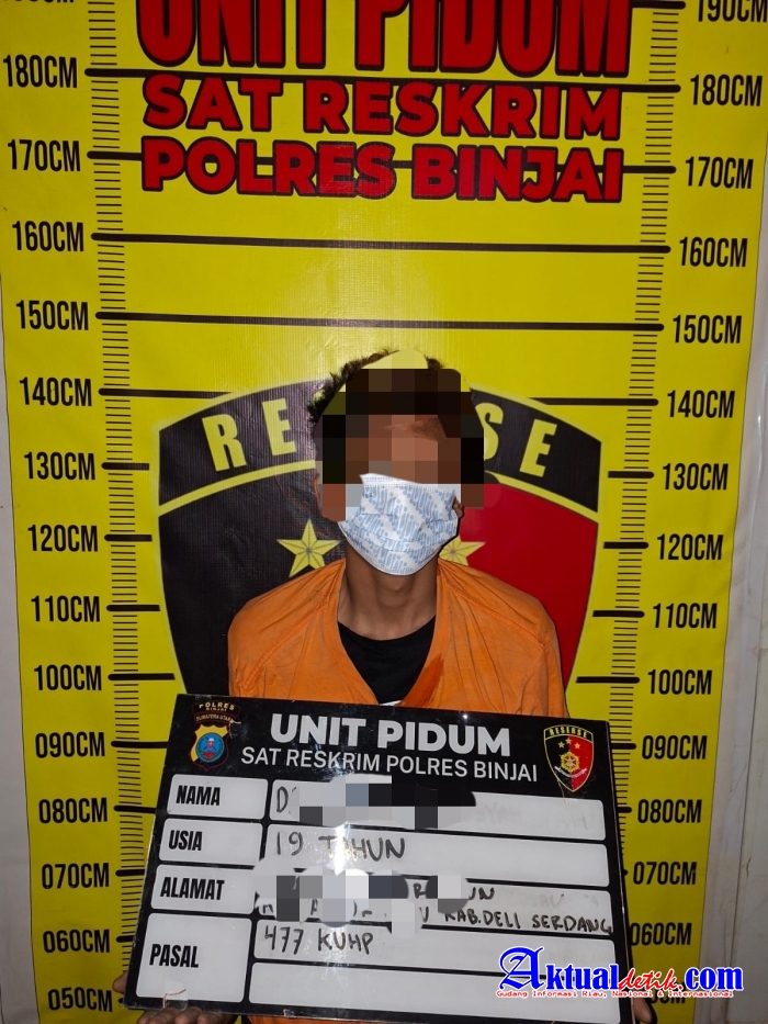 "Tak Berkutik, Pelaku Curanmor Diringkus Team Cobra Satreskrim Polres Binjai"
