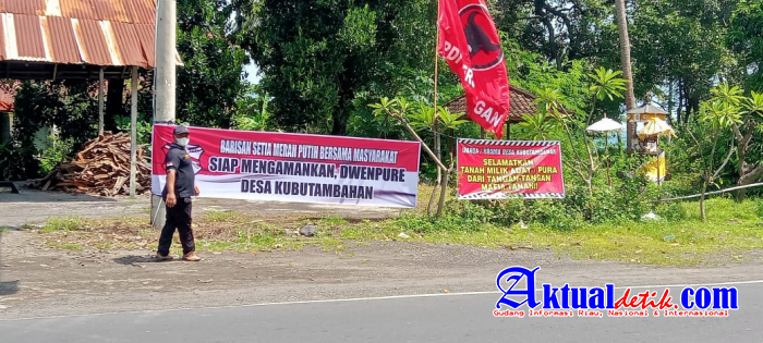 Warga Desa Kubutambahan, Tolak Reklamasi Pembangunan Bandara Bali Utara