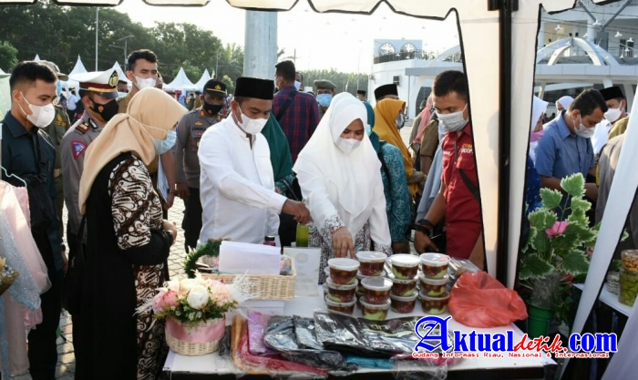 Bupati Darma Wijaya Resmikan Kampung Ramadhan Sergai