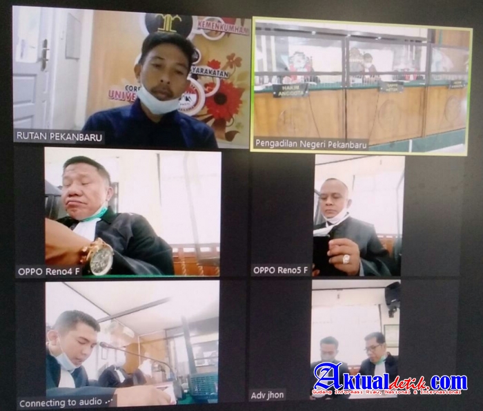 Pembacaan Surat Dakwaan TPK BUMD PD Tuah Sekata Pelalawan