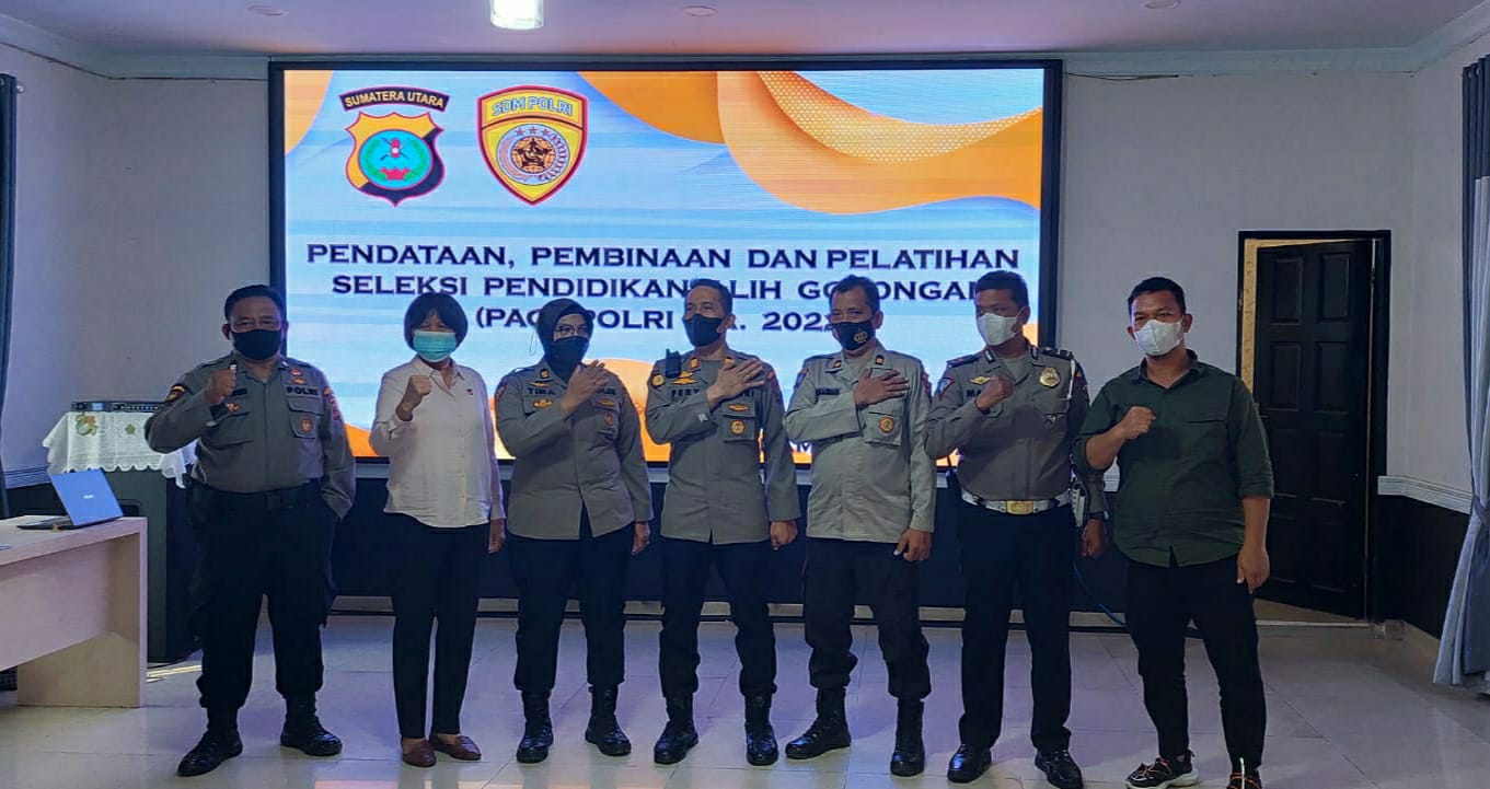 Wakasat Samapta Polrestabes Medan Berikan Pembekalan Materi Kepada Calon Peserta PAG TA 2022