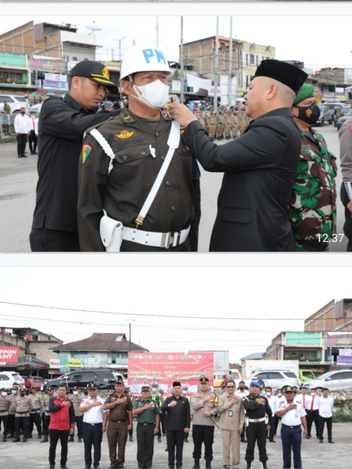 Bupati Taput Pimpin Apel Gelar Pasukan Operasi Lilin-2022