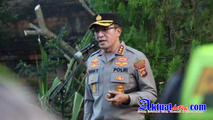 Polresta Pengamanan Pelebon Raja Denpasar Terjunkan Puluhan Personil