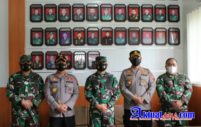 Perkuat Soliditas TNI-Polri Kapolres Pematangsiantar Silaturahmi Ke Makorem 022/Pantai Timur