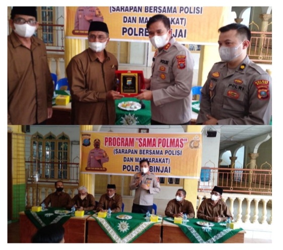 Kapolres Binjai Silaturrahmi ke Sekolah Muhammadiyah Binjai.