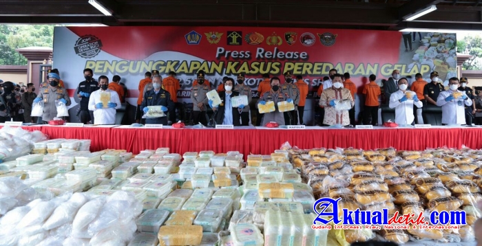 Polri Ungkap Peredaran 2,5 Ton Sabu, 10,1 Juta Jiwa Terselamatkan