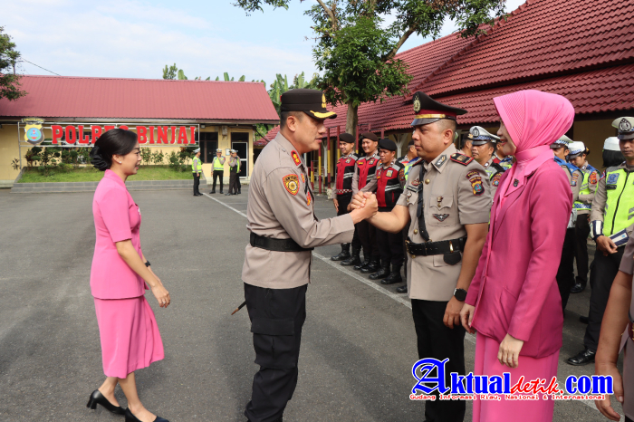 Kapolres Binjai Serah Terimakan Jabatan Kasat Lantas