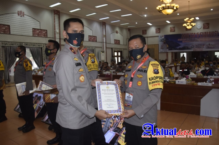 Peringkat V Terbaik Satgasda Nusantara, Kapolres Sergai Raih Penghargaan Kapoldasu