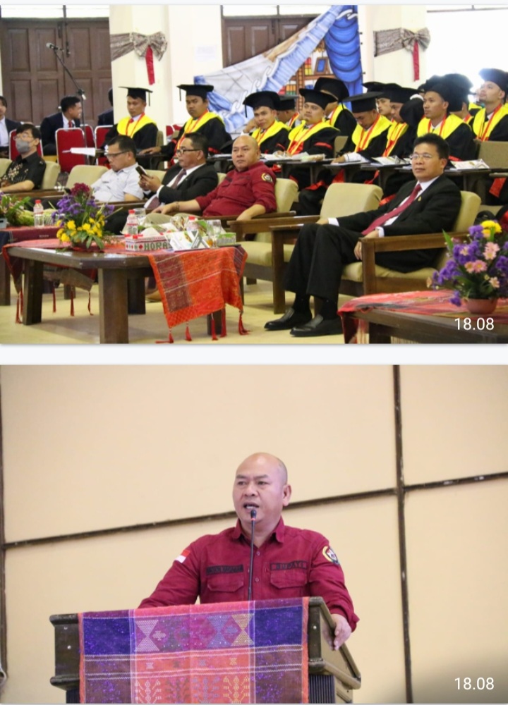 Bupati Taput Hadiri Wisuda Sarjana Pendidikan Kristen Serta Ajak Alumni Wujudkan Visi Misi Taput