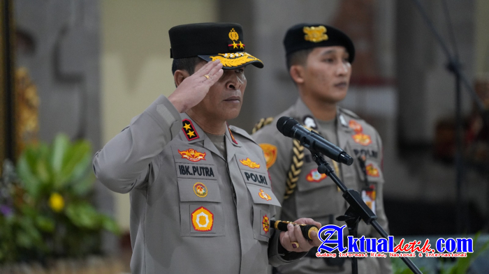 Kapolda Bali Pimpin Sertijab PJU Polda Bali