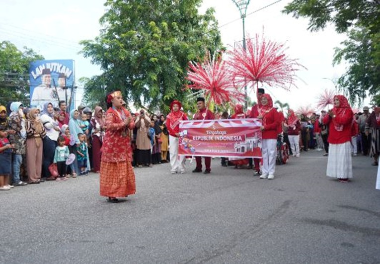 HUT RI ke 79 Pemerintah Kabupaten Siak menggelar Lomba Pawai Karnaval Budaya