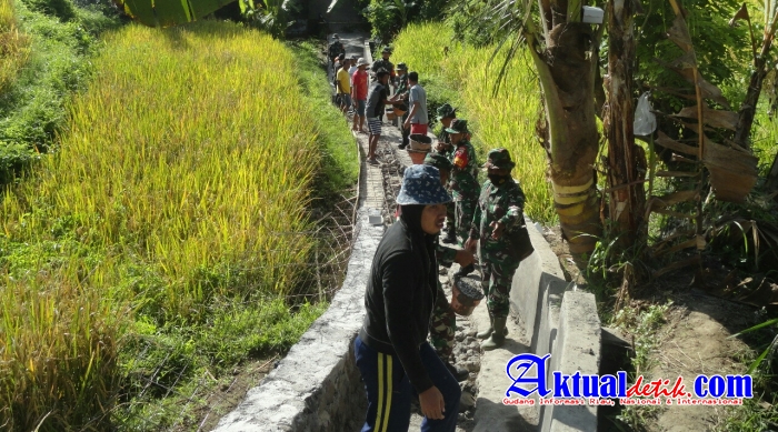 Kodim Gianyar Melaksanakan Karya Bakti