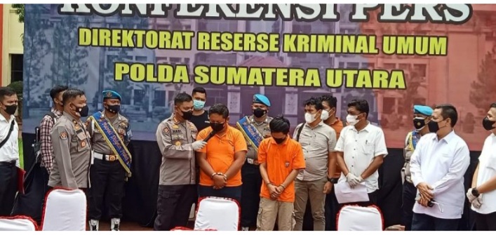 Tim Gabungan Jatanras Polda Sumatera Utara Amankan 2 pelaku, Lempar Bus Sartika