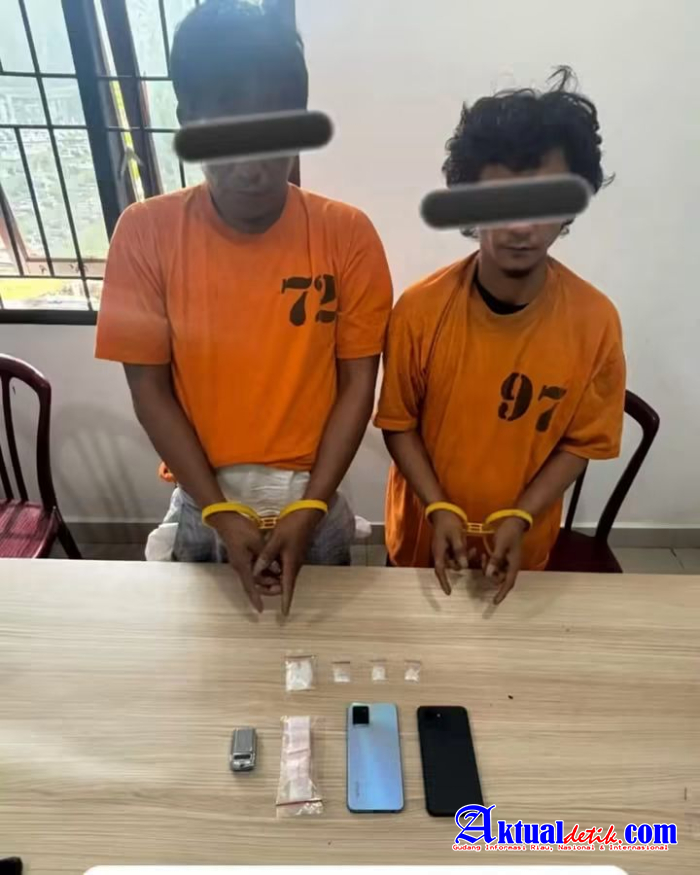 Polres Karo Ungkap Peredaran Sabu 13,45 Gram Di Tigabinanga, Dua Pria Diamankan