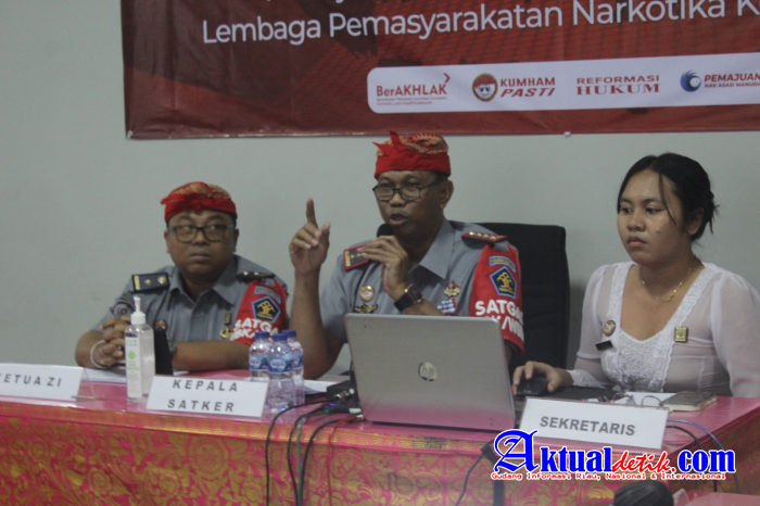 Paparkan Proyek Perubahan di Hadapan Tim TPM, Lapas Narkotika Bangli Optimis Raih WBK