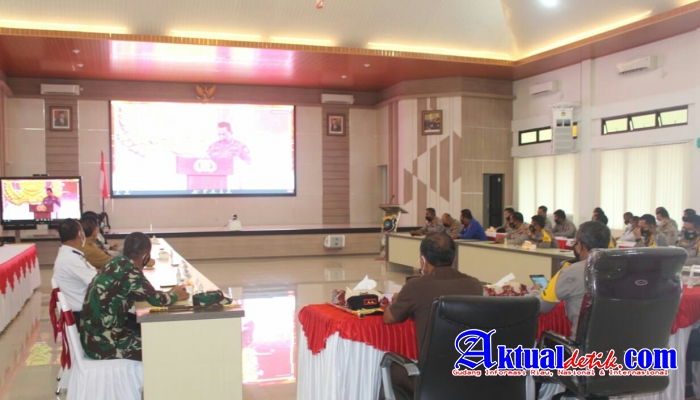 Danrem 045/Gaya Hadiri Launching Aplikasi SIM Nasional Presisi