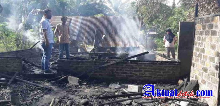 Rumah Warga di Beringin Ludes Dilalap Si jago Merah !!! Ini Penyebabnya