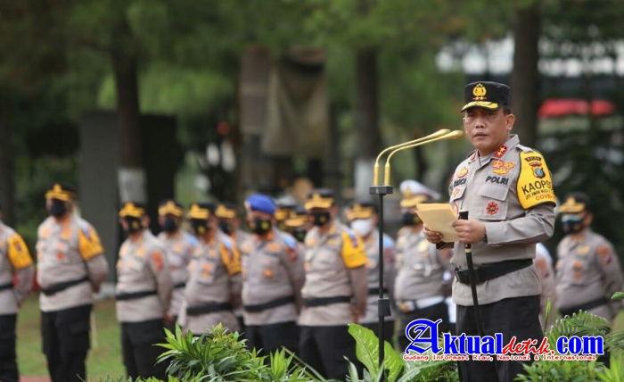 Kapolda Sumut Pimpin Apel Gelar Pasukan Operasi Keselamatan Toba 2021