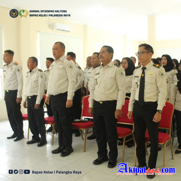 Penuh Haru, Kabapas Palangka Raya Menggelar Pelepasan Pejabat Manajerial