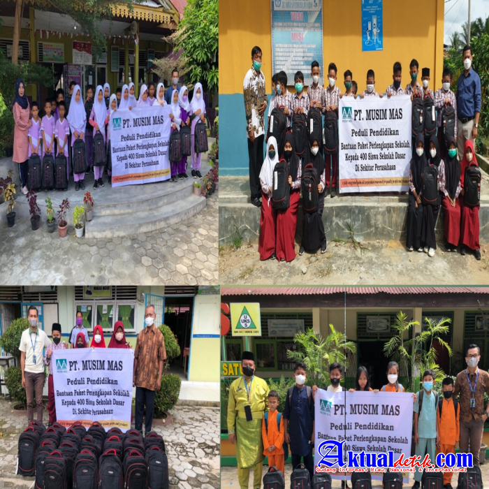 Peduli Pendidikan,PT Musim Mas Salurkan Perlengkapan Sekolah