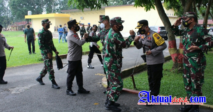 Kapolres Pematang Siantar Menerima Kedatangan Kapolda Sumut Dan Pangdam I/BB