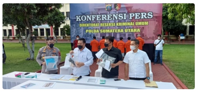 Polda Sumut Tetapkan 6 Tersangka Penambang Ilegal di Madina