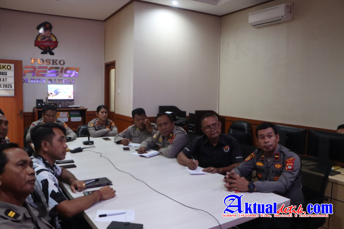 Kapolres Bangli Ikuti Anev Pelaksanaan Kewilayahan Sasaran Aksi Premanisme