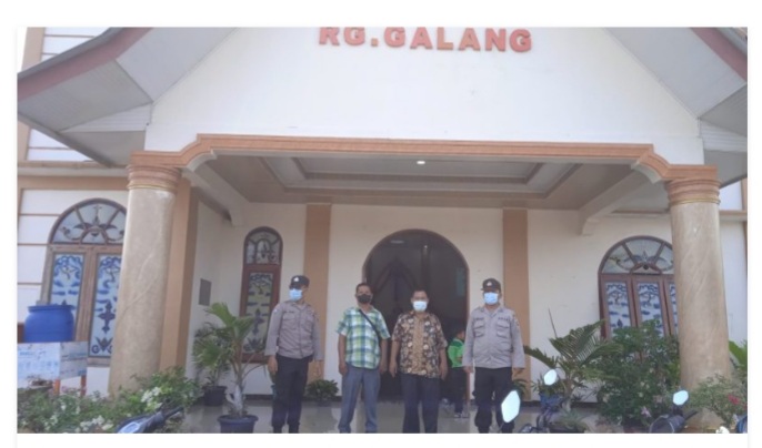 Polri Hadir Berikan kenyamanan dalam pelaksanaan Ibadah Gereja