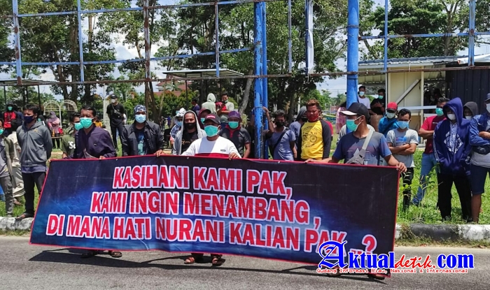 DPRD Babel Didatangi Ratusan Massa Masyarakat Tambang Rakyat Belinyu dan Sekitarnya