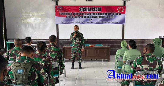 Dandim Labuha Tegas, Prajurit TNI Harus Deteksi Keberadaan Komunis