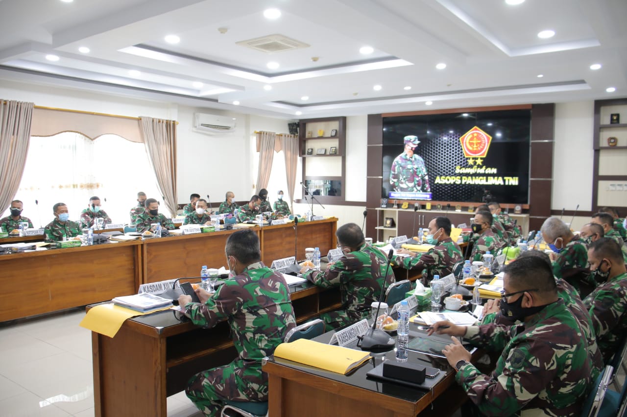 Pembukaan Kegiatan Asistensi Penyusunan Rentinkon Kotamaops Kodam XII/Tpr