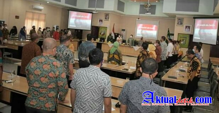 Bupati Sergai Pimpin Rakor Percepatan Penanganan Covid-19