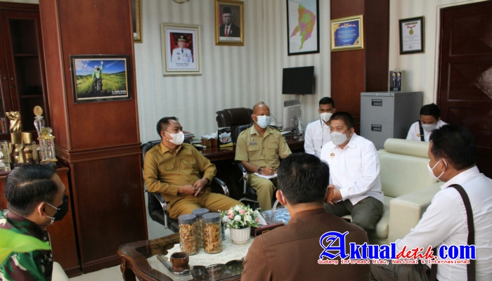Terima Kunjungan Kabinda Sumut, Bupati Sergai Sampaikan Beberapa Hal