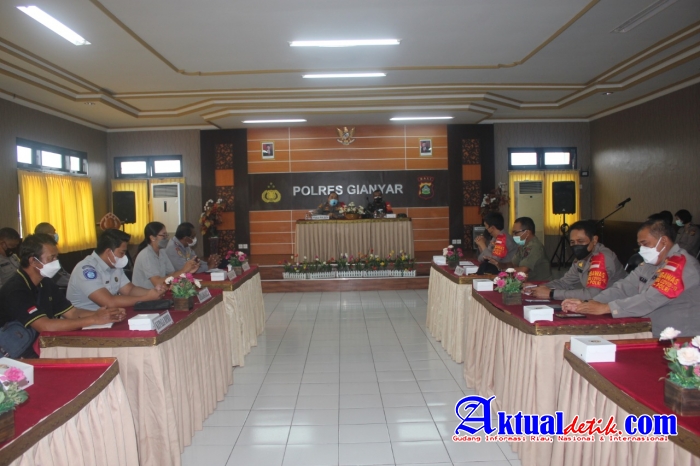 Wakapolres Gianyar, Memimpin Rakor Jelang Ops Zebra Agung 2021