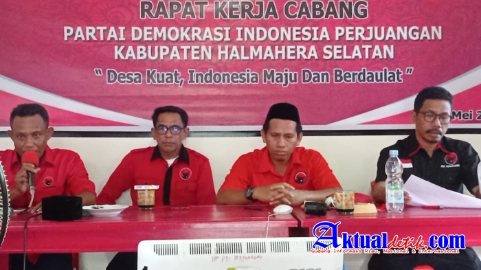 Raker DPC-PDIP Kabupaten Halsel Digelar