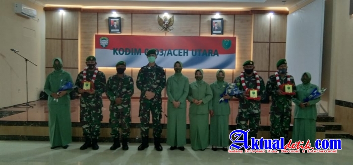 Pimpin Upacara Sertijab dan Wisuda Purna Tugas ini Pesan Dandim 0103/Aceh Utara