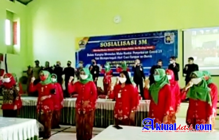 SMAN 4 Semarang Bekerja Sama Dengan Puskesmas Srondol Gelar Sosialisasi 3M